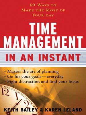 cover image of Time Management in an Instant